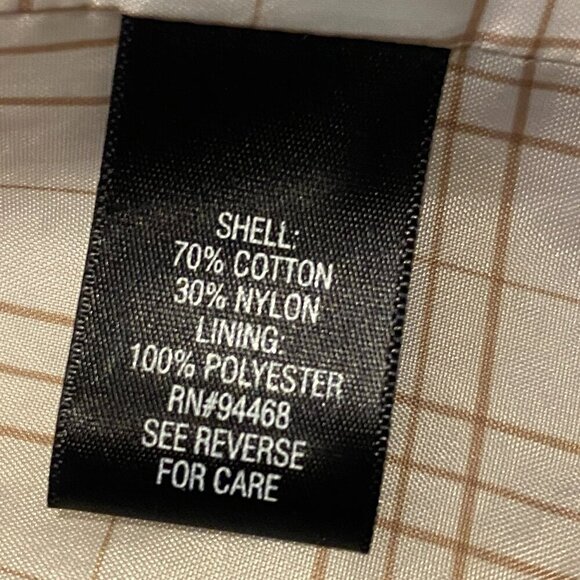 Sonoma Life + Style Spring Jacket Full Zip Nipped In Smock Waist XL Beige #328B - Picture 11 of 12